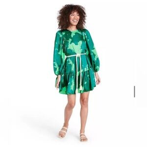 Alexis x Target Rope Belt Tiered Dress - Size S